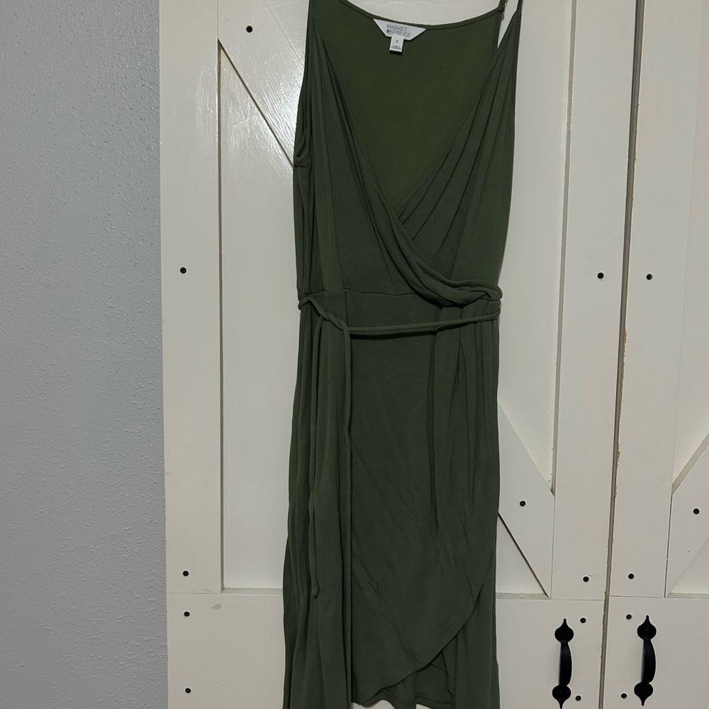 Market & Spruce Green Mini Dress